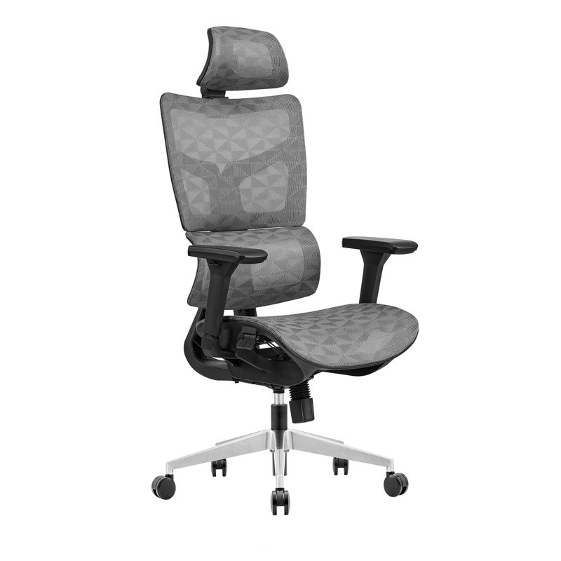 White Ice Mesh Office Chair